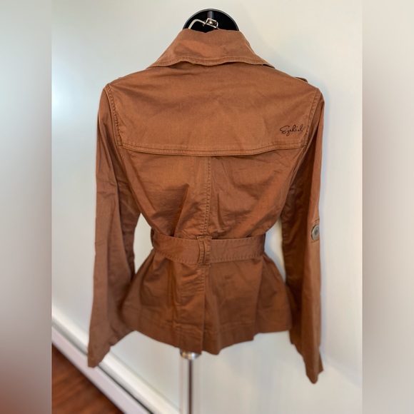 Carmel Ezekiel Spring Jacket with metal buttons and tie belt. Size M. - Picture 6 of 11